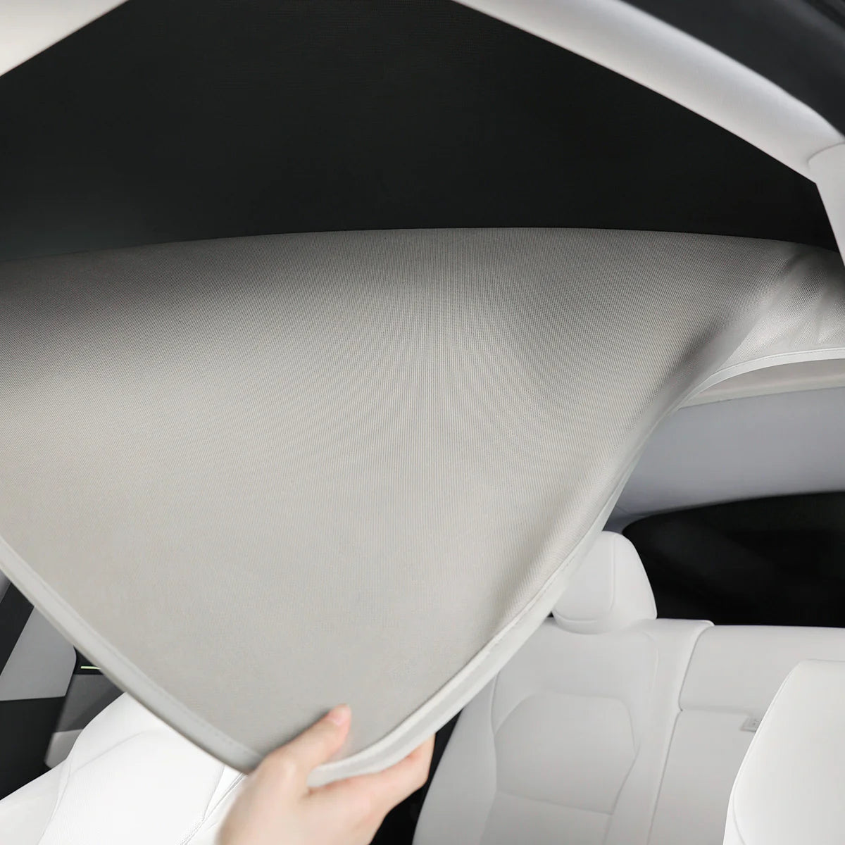 TPARTS Ice Velvet Panorama Glasdach Sonnenschutz – Tesla Model 3 Highland bei EV Motion Shop
