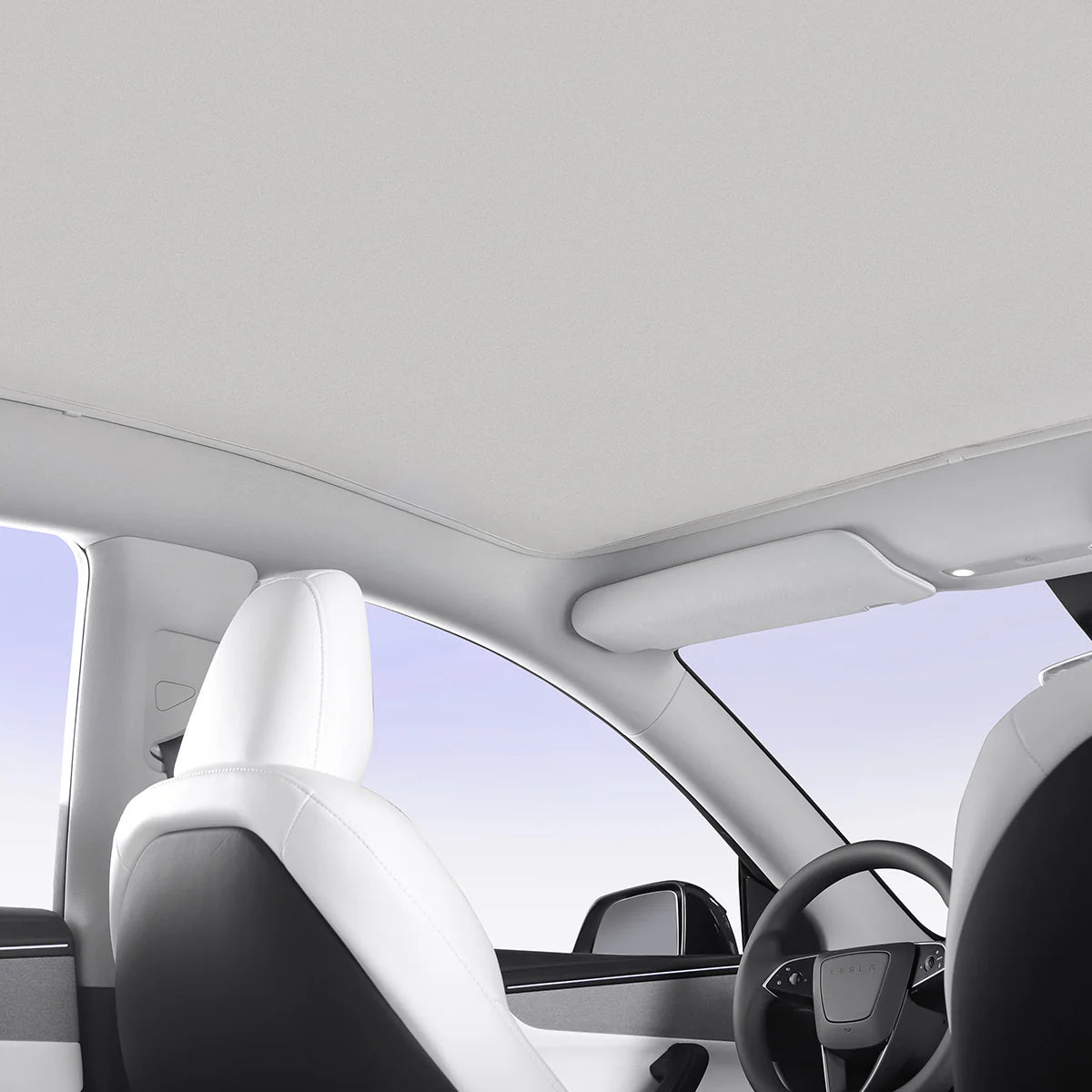 TPARTS Ice Velvet Static Panorama Glasdach Sonnenschutz – Tesla Model Y Juniper bei EV Motion Shop