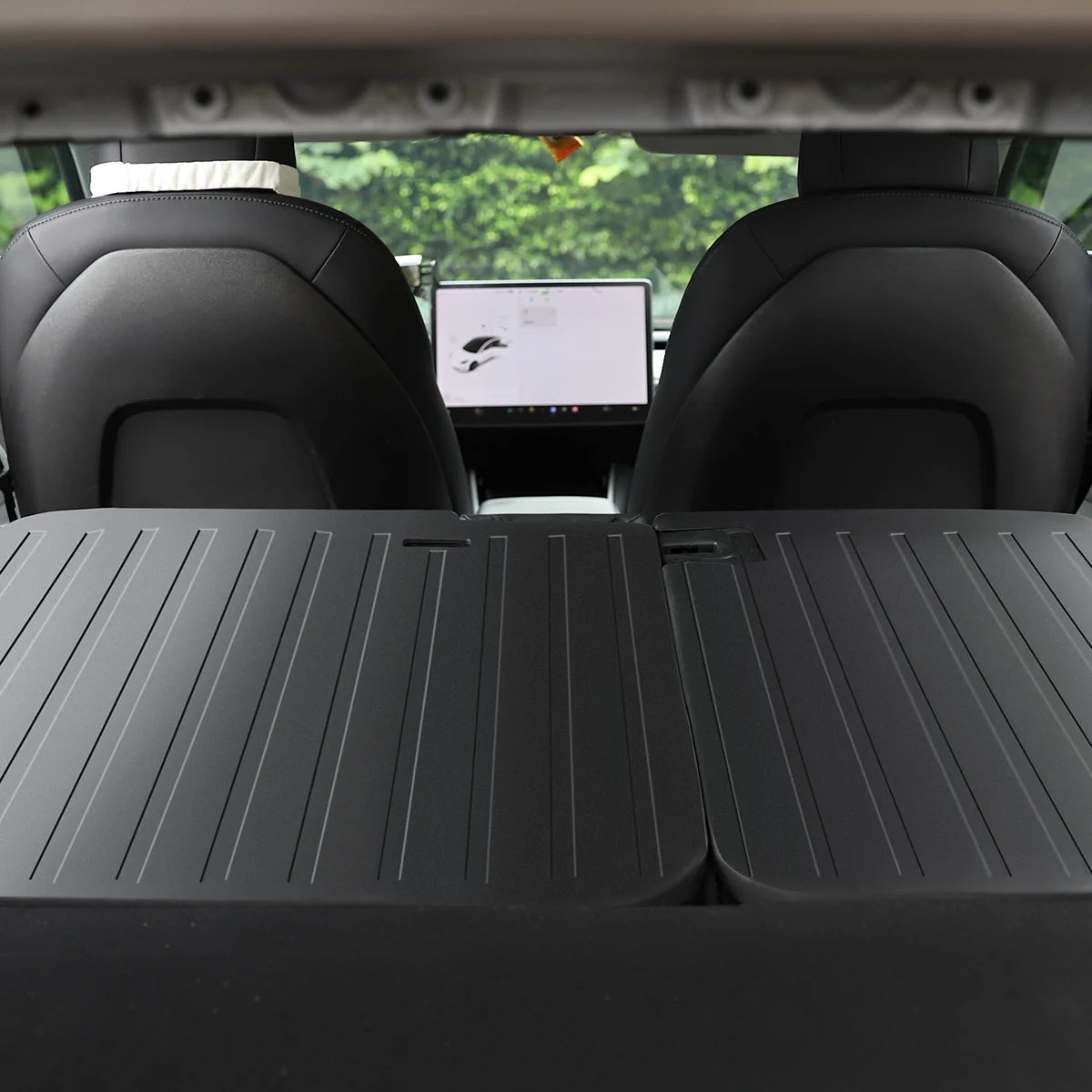 TPARTS Allwetter Kofferraummatten  und Sitzrueckenschutz für Tesla Model 3 bei EV Motion Shop