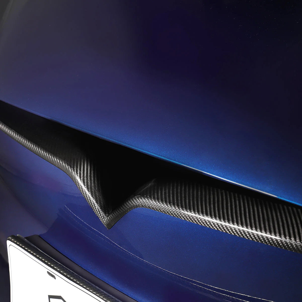 TPARTS Echt Carbon Front Mittelgrill Cover für Tesla Model S / X bei EV Motion Shop