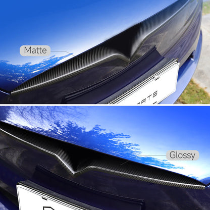 TPARTS Echt Carbon Front Mittelgrill Cover für Tesla Model S / X bei EV Motion Shop