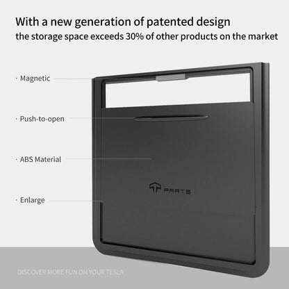 TPARTS magnetisches Verstecktes Armlehnnen Ablagefach für Modell 3 / Y (Pre-Facelift) bei EV Motion Shop