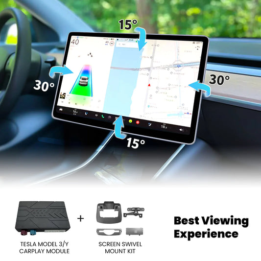 Tes Studio Center Control Screen CarPlay Auto Decode Modul – Tesla Model 3 / Y / Highland / Juniper bei EV Motion Shop