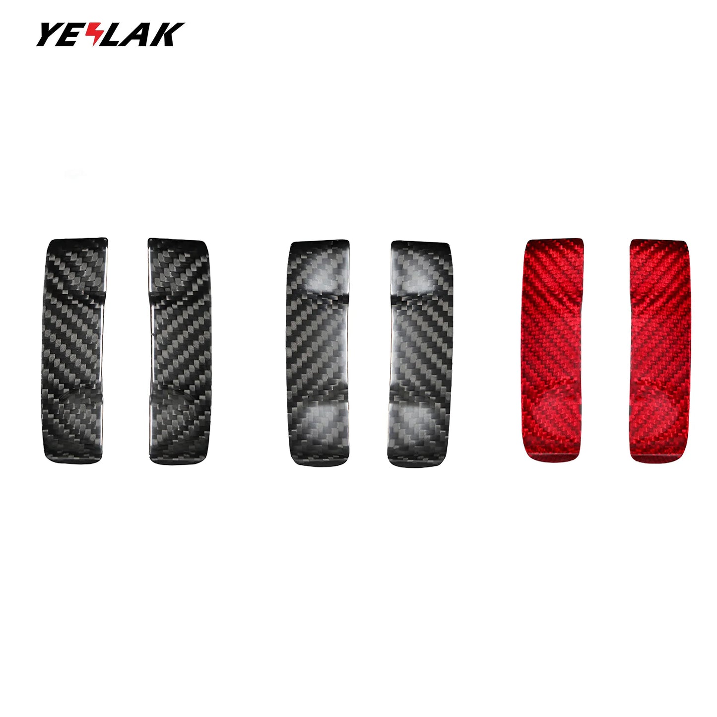 Yeslak Carbon Sicherheitsgurt Cover – Tesla Model 3 / Y / Highland / Juniper
