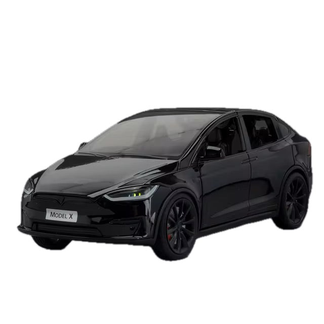 Tesla Model X Spielzeug Dekoration Modell Auto im 1:24 Maßstab aus Aluminium bei EV Motion Shop