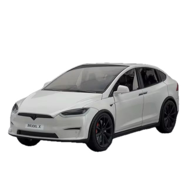 Tesla Model X Spielzeug Dekoration Modell Auto im 1:24 Maßstab aus Aluminium bei EV Motion Shop