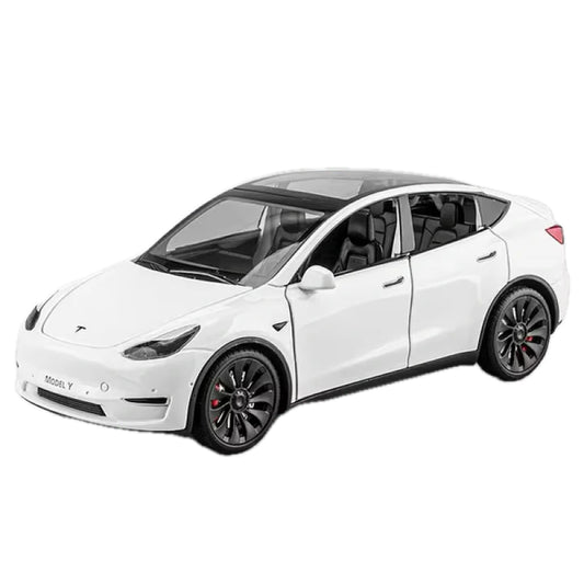 Tesla Model Y Spielzeug Dekoration Modell Auto im 1 24 Maßstab aus Aluminium bei EV Motion Shop