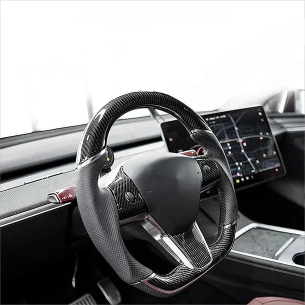 Yeslak Carbon Sport Lenkrad Racing Style – Tesla Model 3 / Y bei EV Motion Shop
