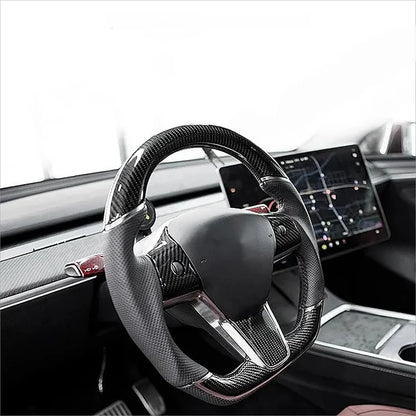 Yeslak Carbon Sport Lenkrad Racing Style – Tesla Model 3 / Y bei EV Motion Shop