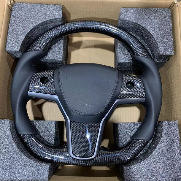 Yeslak Carbon Sport Lenkrad Racing Style – Tesla Model 3 / Y bei EV Motion Shop