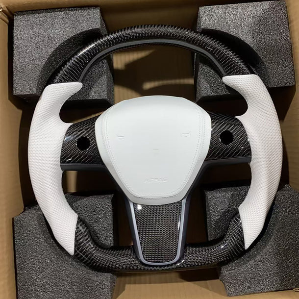 Yeslak Carbon Sport Lenkrad Racing Style – Tesla Model 3 / Y bei EV Motion Shop
