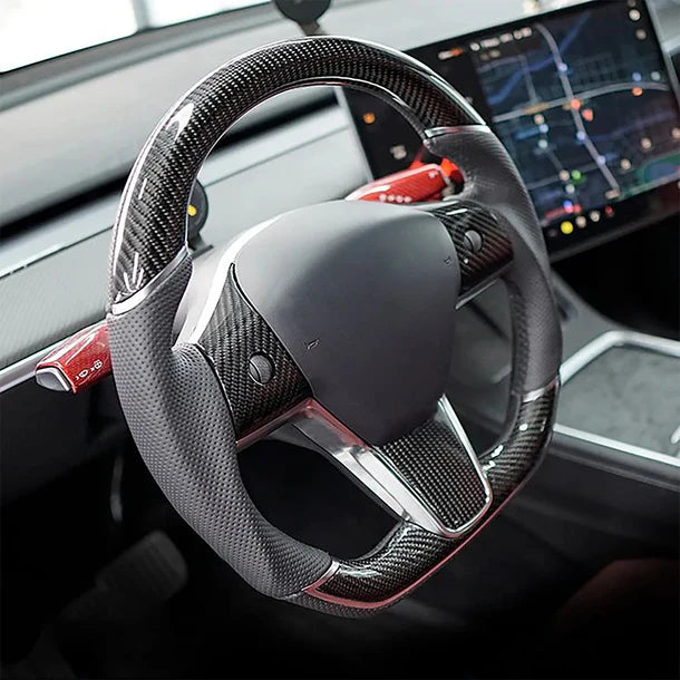 Yeslak Carbon Sport Lenkrad Racing Style – Tesla Model 3 / Y bei EV Motion Shop