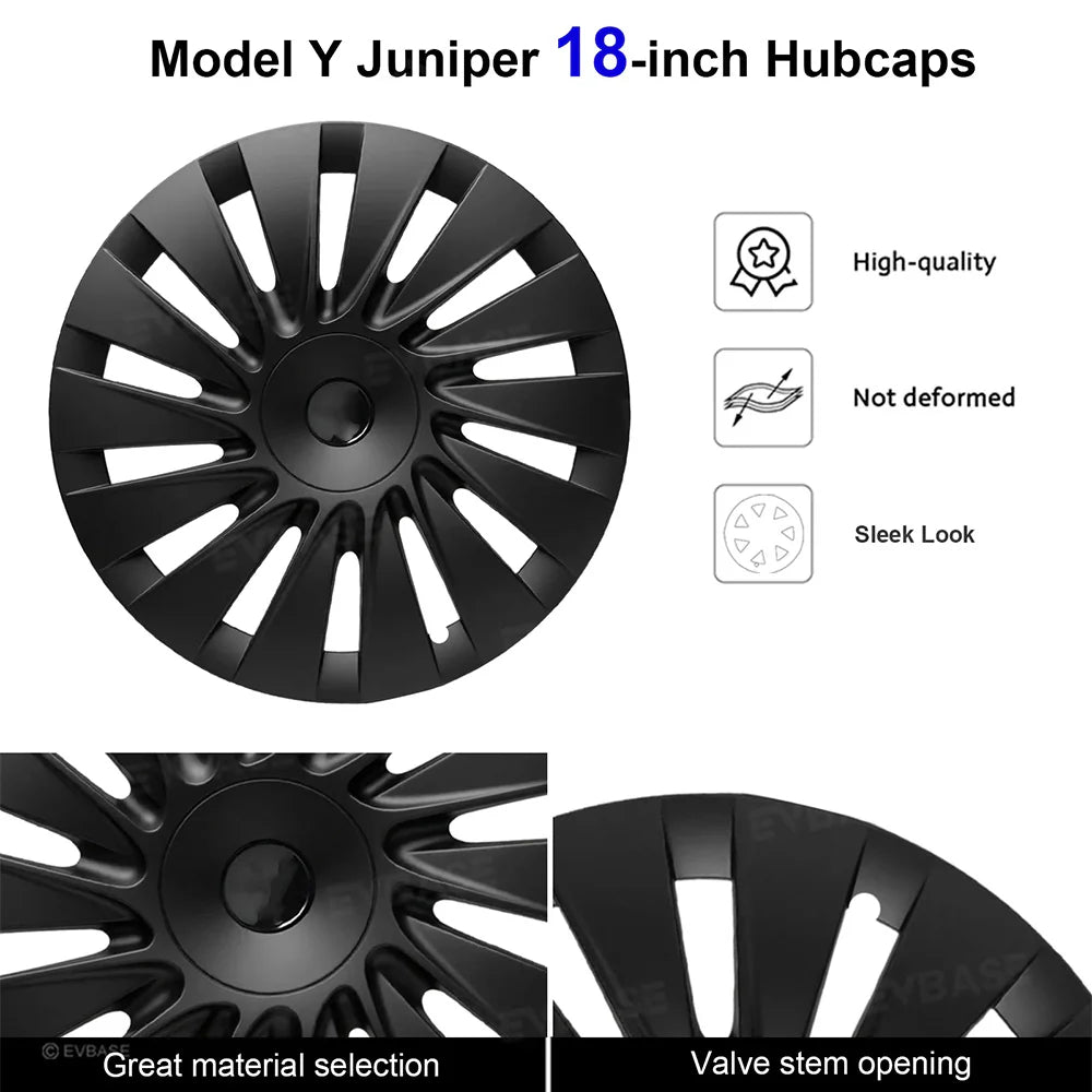 Yeslak Induktion Style Radkappen 18" Aperture – Tesla Model Y Juniper Standard bei EV Motion Shop