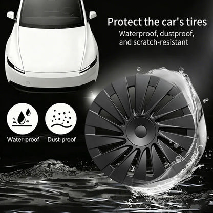 Yeslak Induktion Style Radkappen 18" Aperture – Tesla Model Y Juniper Standard bei EV Motion Shop