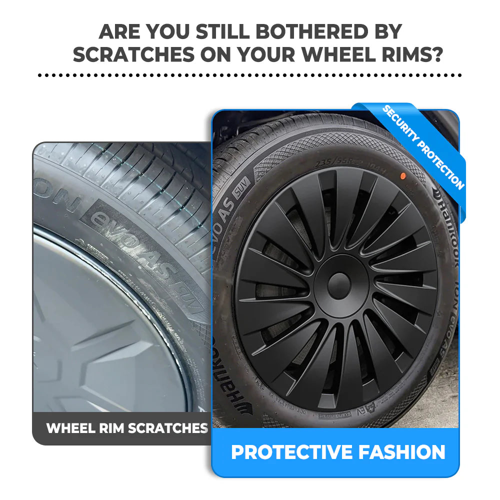 Yeslak Induktion Style Radkappen 18" Aperture – Tesla Model Y Juniper Standard bei EV Motion Shop