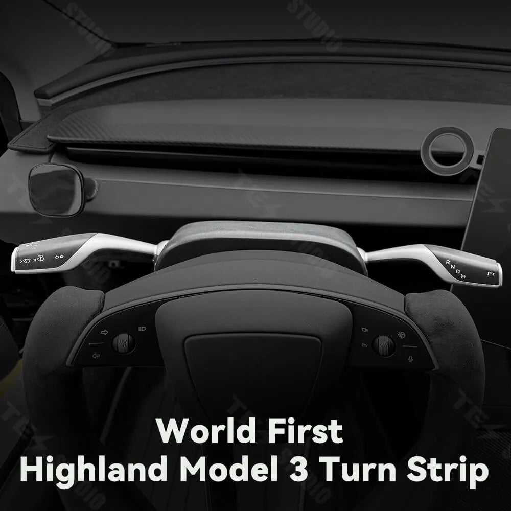 Tesstudio Physikalische Blinker Ganghebel für Tesla Model 3 (2024) Highland bei EV Motion Shop