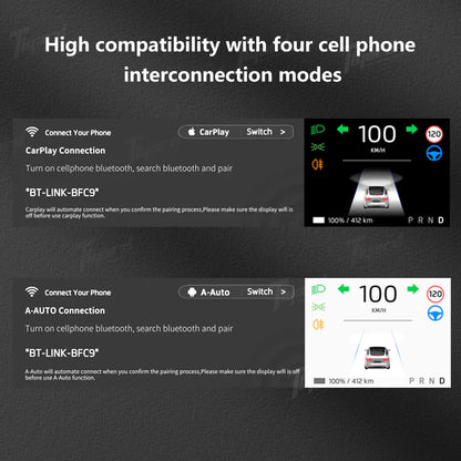 Tlyard 8.8 Zoll Dashboard Breitbild Touch Display mit Frontkamera für Model 3 / Y / Highland bei EV Motion Shop