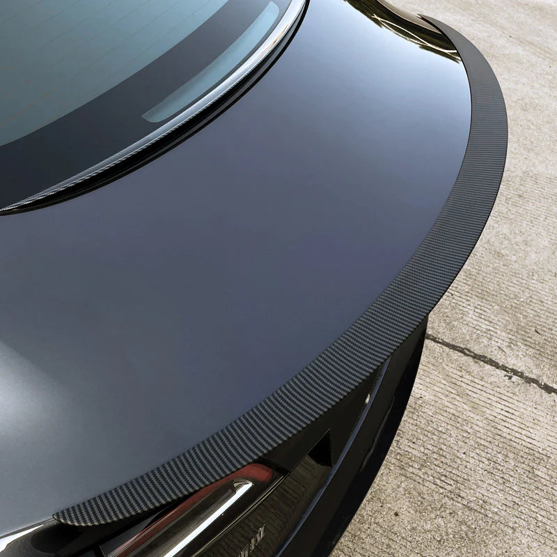 Tlyard Carbon Kofferraumlippe Performance Spoiler aus echtem Carbon für Tesla Model 3 / Y bei EV Motion Shop