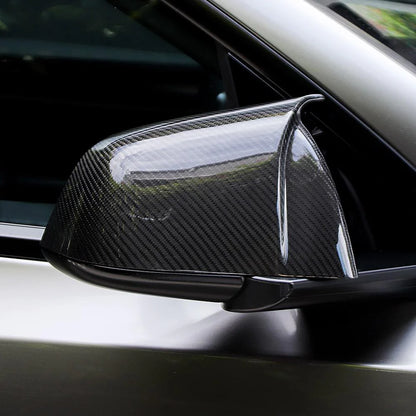 Tlyard Echte Kohlefaser Carbon Rueckspiegel Abdeckungen für Model 3 / Y / Highland bei EV Motion Shop EV Motion Shop