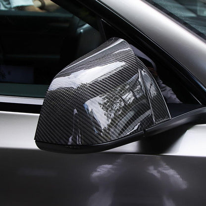 Tlyard Echte Kohlefaser Carbon Rückspiegel Abdeckungen für Model 3 / Y / Highland bei EV Motion Shop EV Motion Shop