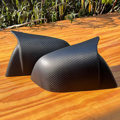Tlyard Echte Kohlefaser Carbon Rückspiegel Abdeckungen für Model 3 / Y / Highland bei EV Motion Shop EV Motion Shop