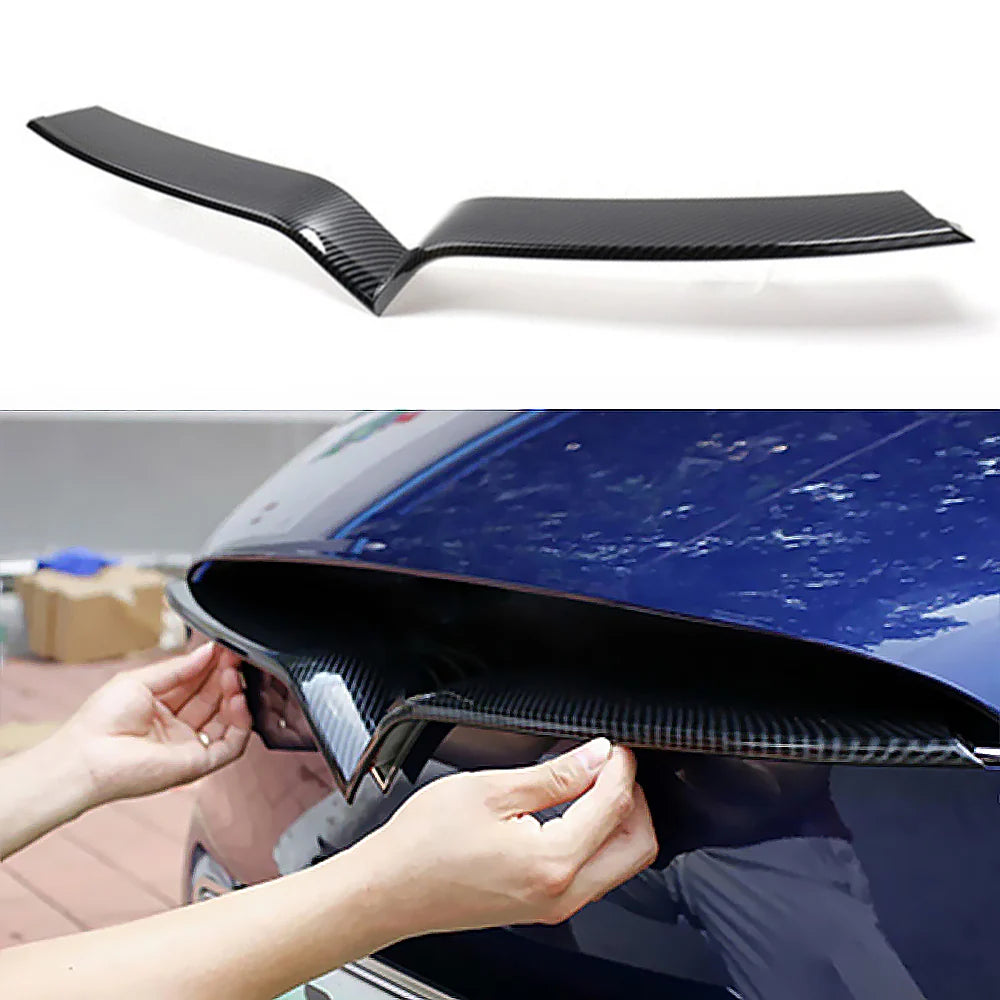 Tlyard Front-Mittelgrill aus echtem Carbon für Tesla Model S bei EV Motion Shop