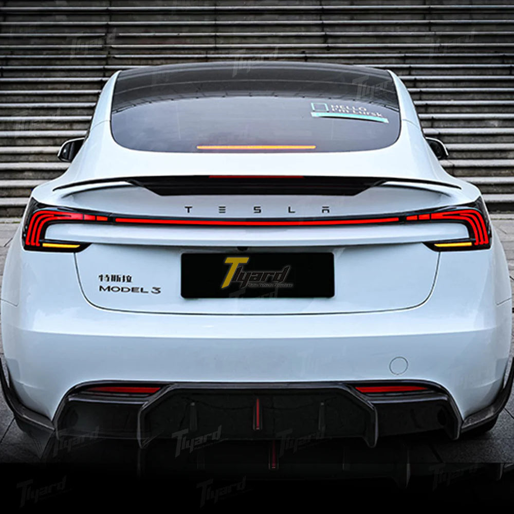 Tlyard LED Leiste Rücklicht Breite Schlussleuchte für Model 3 (2024) Highland bei EV Motion Shop 