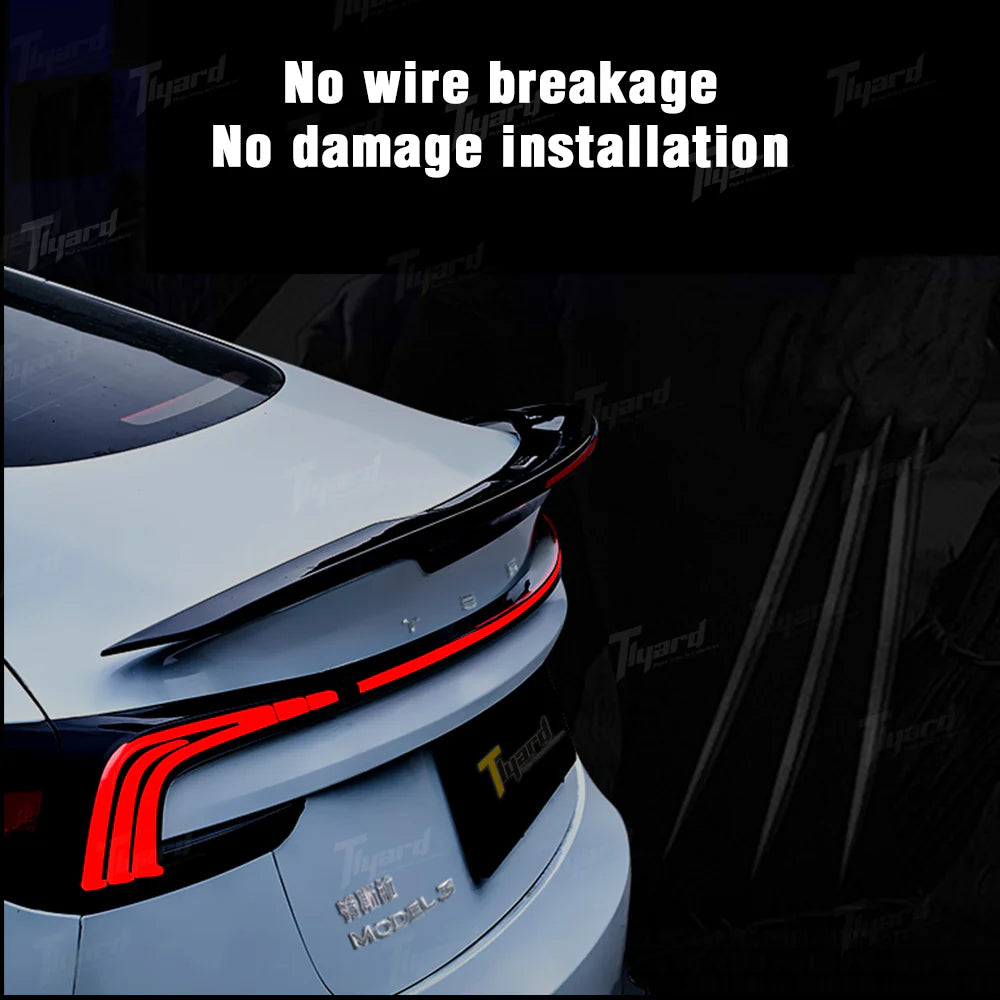 Tlyard LED Leiste Rücklicht Breite Schlussleuchte für Model 3 (2024) Highland bei EV Motion Shop 