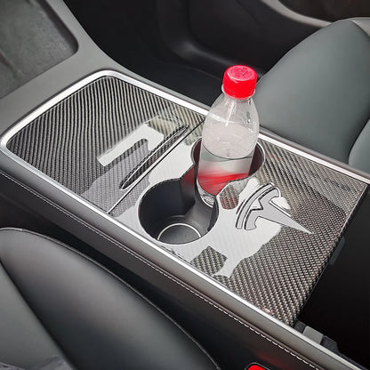 Tlyard Mittelkonsole aus echtem Carbon für Tesla Model 3 / Y bei EV Motion Shop