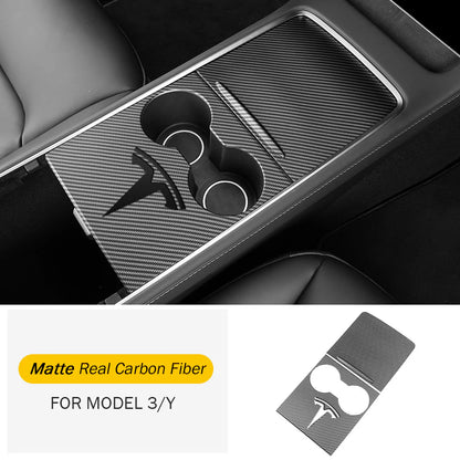 Tlyard Mittelkonsole aus echtem Carbon für Tesla Model 3 / Y bei EV Motion Shop