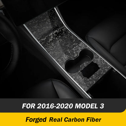 Tlyard Mittelkonsole aus echtem Carbon für Tesla Model 3 / Y bei EV Motion Shop