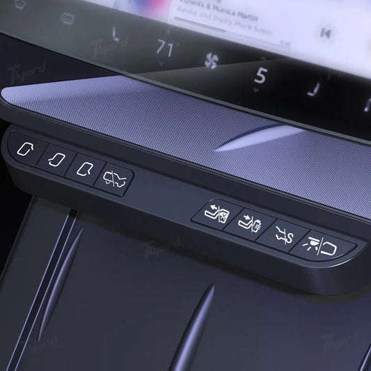 Tlyard Mittelkonsolen Ablageflaeche mit Multifunktionstasten für Tesla Model 3 / Y / Highland / Juniper bei EV Motion Shop