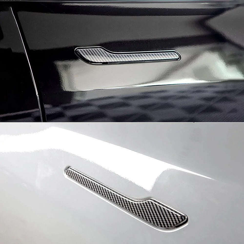 Tlyard Original Kohlefaser Carbon Türgriffabdeckung für Tesla Model 3 / Y / Highland bei EV Motion Shop