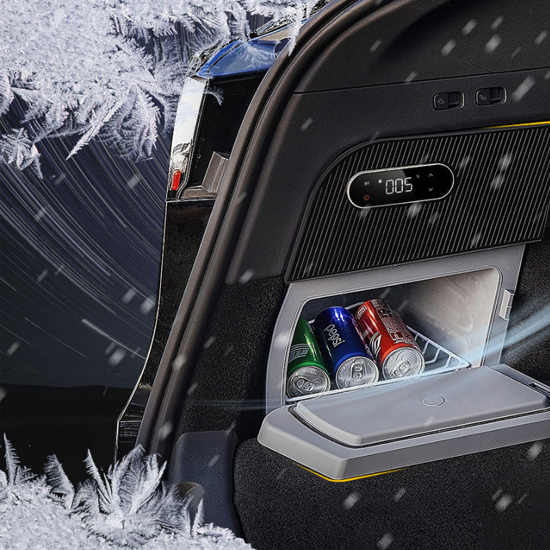 Tlyard Versteckter 15L Kofferraum Kuehlschrank für Tesla Model Y bei EV Motion Shop