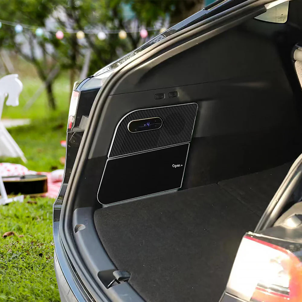 Tlyard Versteckter 15L Kofferraum Kuehlschrank für Tesla Model Y bei EV Motion Shop