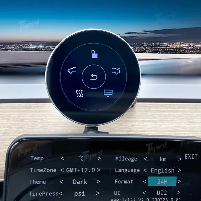 Tlyard Wireless Mini Dashboard mit Magnetischer Handy Ladestation für Tesla Model 3 / Y bei EV Motion Shop