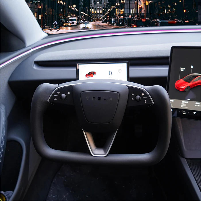 Tlyard Yoke Lenkrad für Tesla Model 3 / Y / Highland / Juniper bei EV Motion Shop