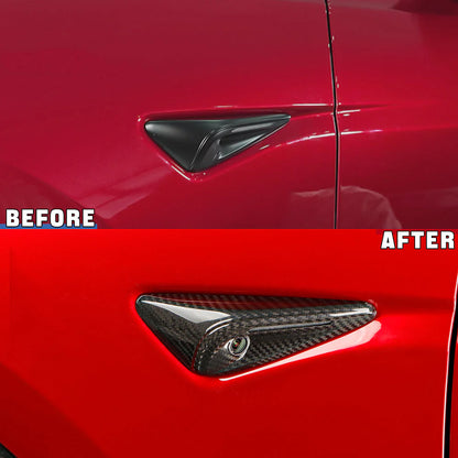 Yeslak Carbon Seitenkamera Schutz Cover – Tesla Model 3 / Y / Highland / Juniper bei EV Motion Shop