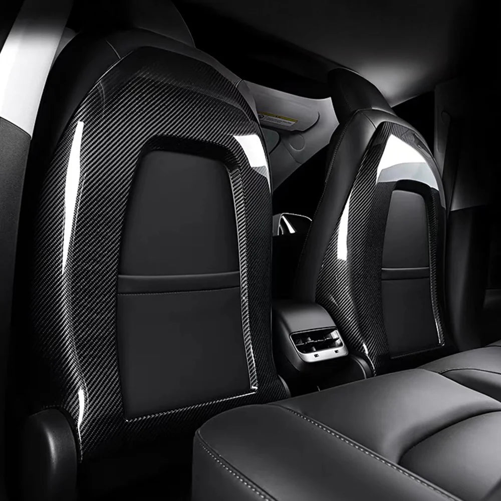 Yeslak Premium Carbon Sitzrücken Cover bei EV Motion Shop