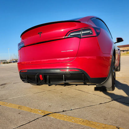 Yeslak Heck Diffuser Stoßstangenlippe mit LED Bremslicht – Tesla Model 3 / Y (Pre-Facelift) bei EV Motion Shop