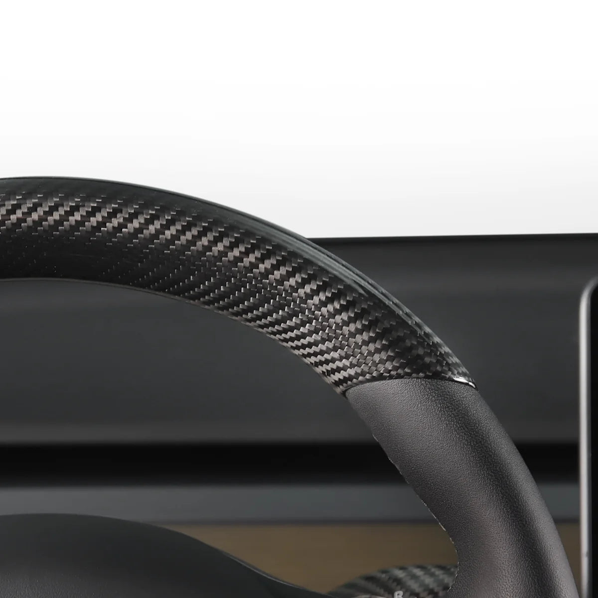 TPARTS Echt Carbon Lenkrad Cover für Tesla Model 3 / Y (Pre-Facelift) bei EV Motion Shop