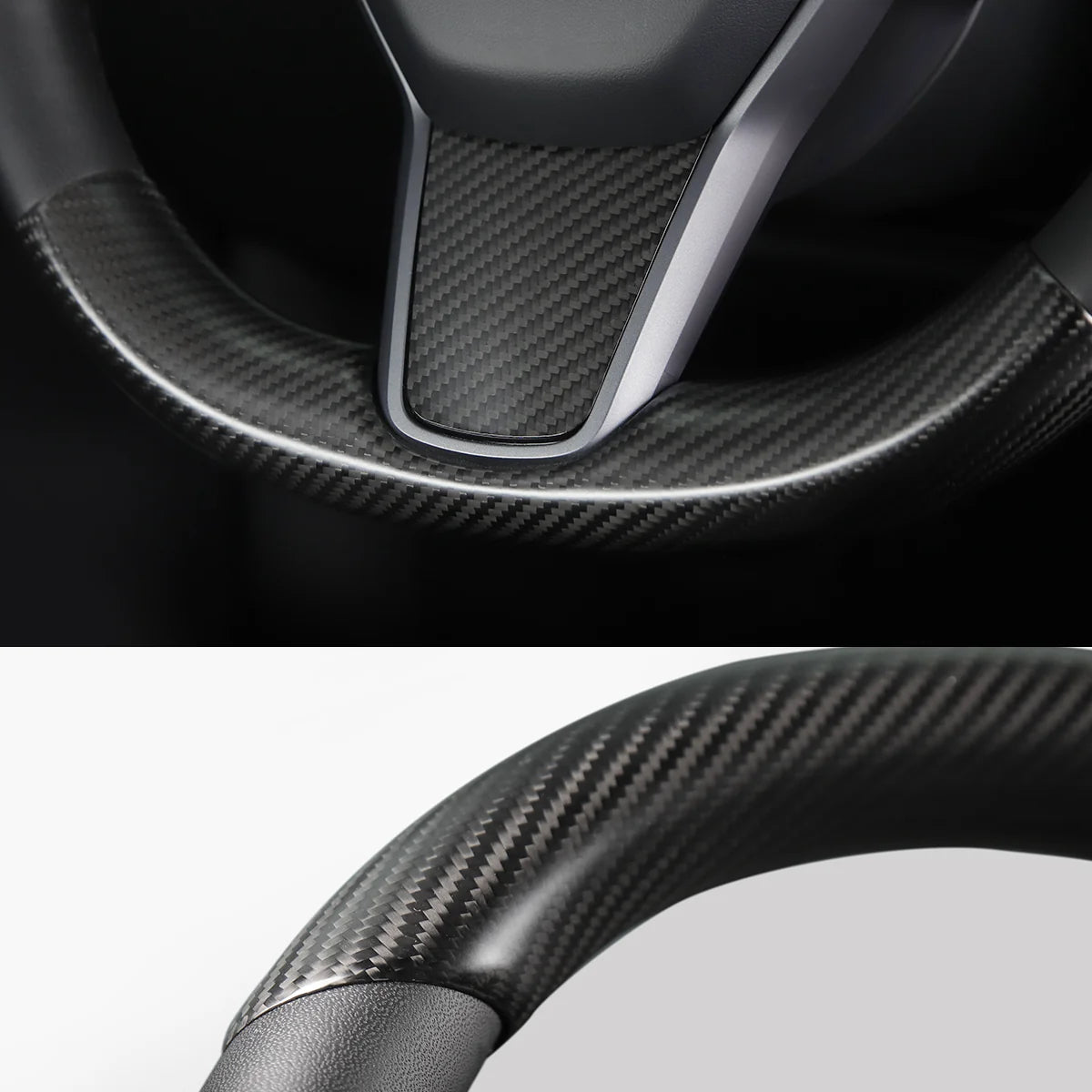 TPARTS Echt Carbon Lenkrad Cover für Tesla Model 3 / Y (Pre-Facelift) bei EV Motion Shop