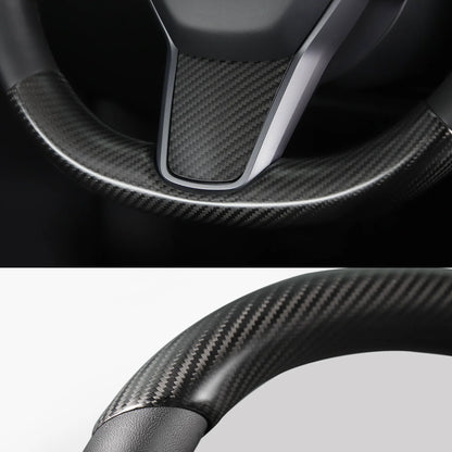 TPARTS Echt Carbon Lenkrad Cover für Tesla Model 3 / Y (Pre-Facelift) bei EV Motion Shop