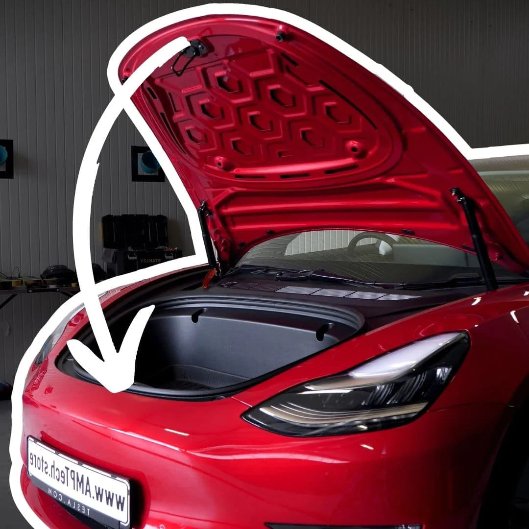 AMPTech Frunkautomatik - automatische Öffnung der Vorderhaube für alle Tesla Modelle für Tesla S / 3 / X / Y bei EV Motion Shop