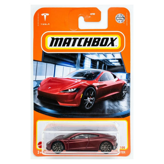 Matchbox™ Tesla Roadster Rot Spielzeug Auto im 1:64 Maßstab | 4/100 bei EV Motion Shop 