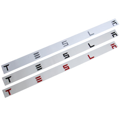 Script Logo Schriftzug für Kofferraumdeckel (Schwarz / Silber / Rot ) für Tesla Model 3 / Y bei EV Motion Shop 