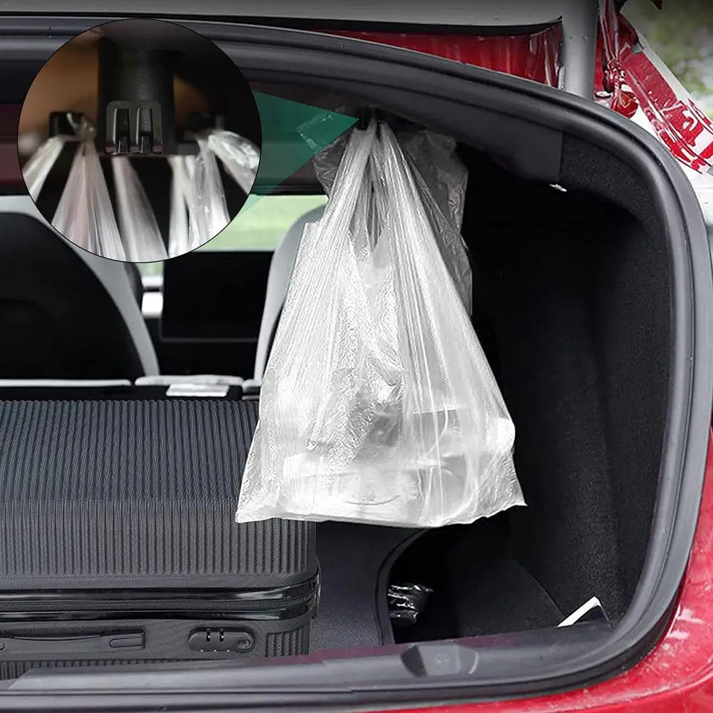 Hinterer Kofferraum Haken Trunk Taschen Einsatz für Tesla Model 3 / Y bei EV Motion Shop
