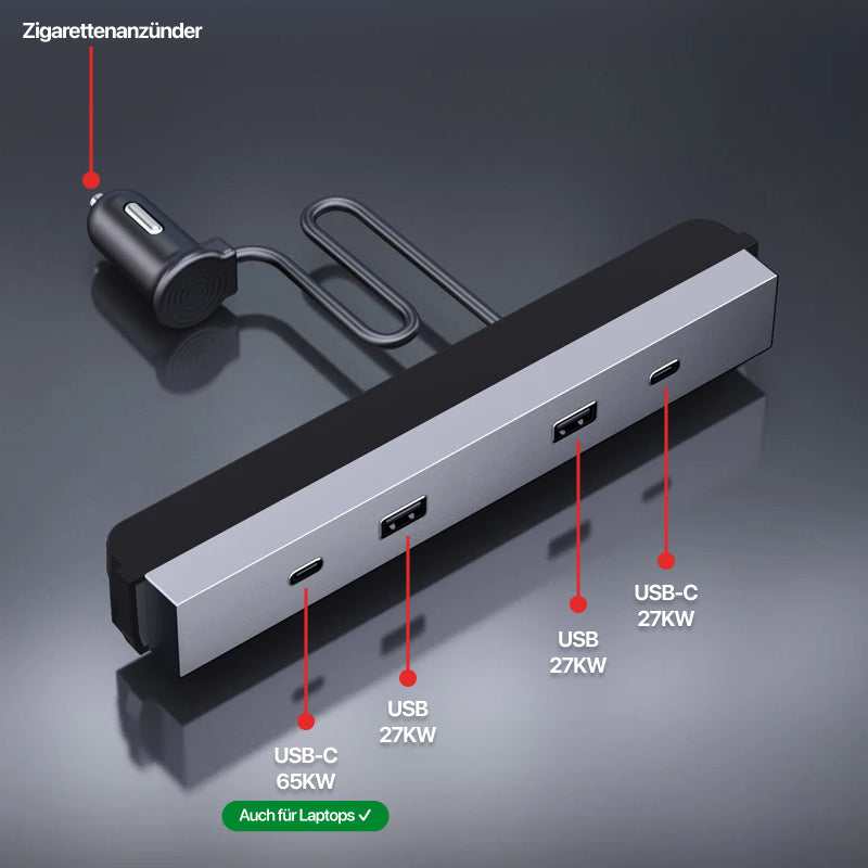 Mittelkonsolen 65KW USB Hub für Tesla Model 3 (2024) Highland bei EV Motion Shop