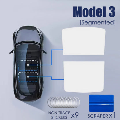 Tlyard Sonnenschutz Glasdach für Tesla Model 3 / Y bei EV Motion Shop